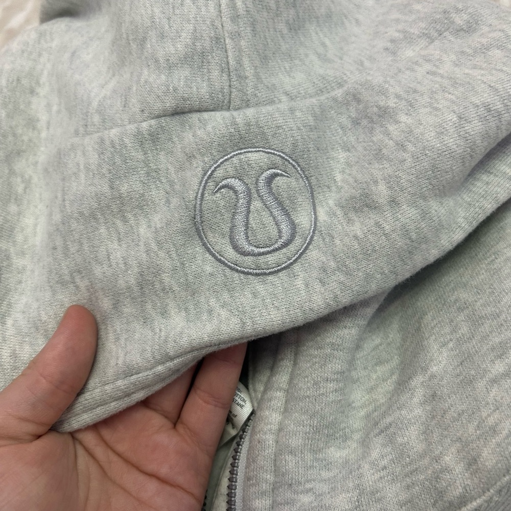 Lululemon Gray Courter zip up